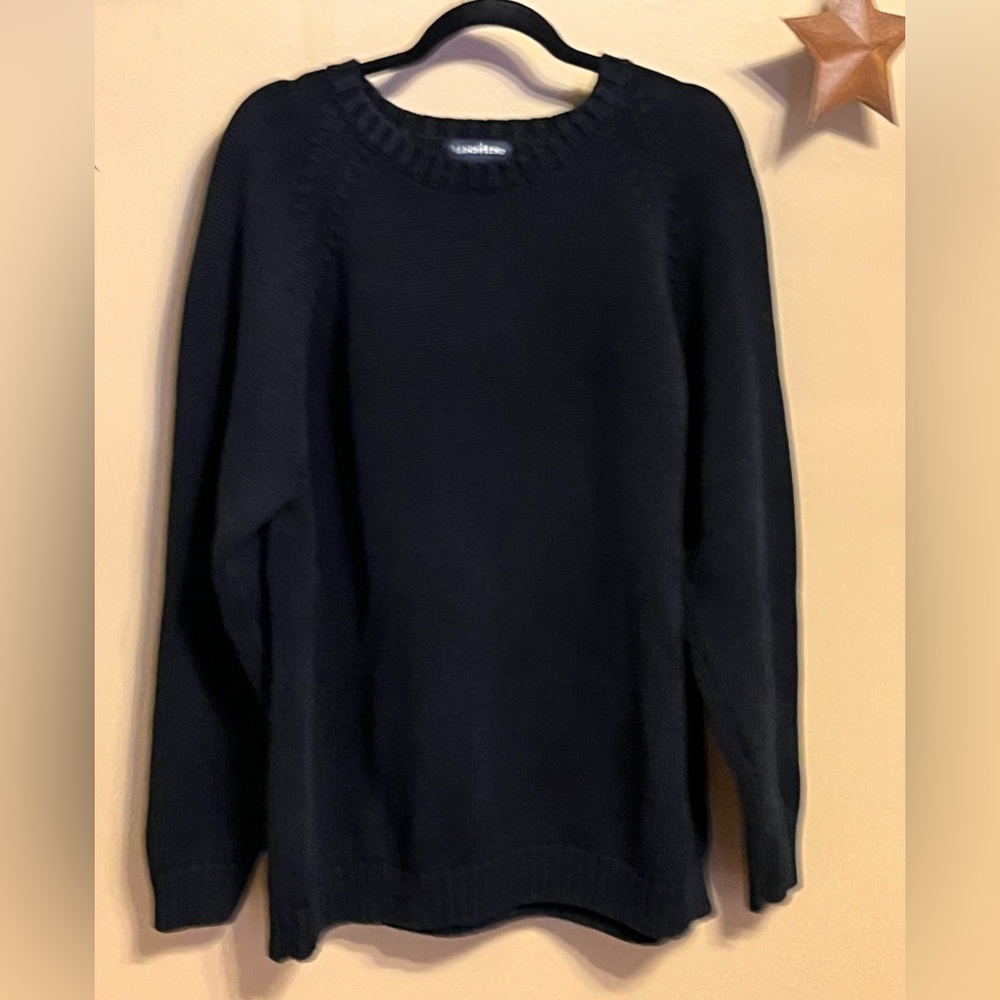 Land's End Sweater Mens crew Neck Pullover Supima Cotton XXL